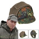 Dutch Army Niederländische Armee Hundemütze / Trappermütze Grün – Mit Ohrenwärmern | Gebraucht, Alle Größen Fleece Cap