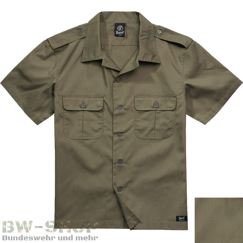 Brandit US BW-Shop Ranger RipStop Kurzarm | Hemd