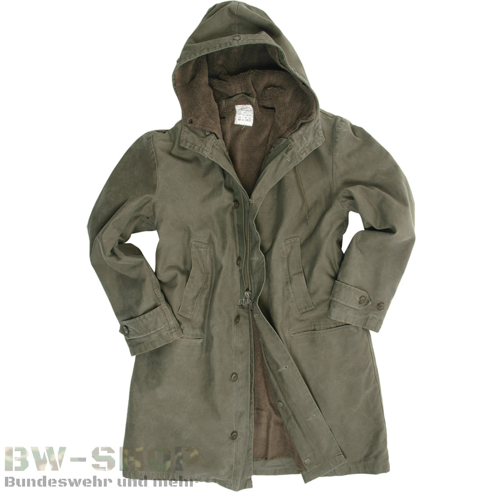 Original Bundeswehr Parka lang Oliv alte Art | BW-Shop