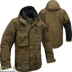 Brandit Tactical Performance Outdoor Jas, legerjas, vochtbescherming, outdoor, militaire jas, olijfgroen, 4XL Grote maten : Brandit Brandit Tactical Performance Outdoor Jas, legerjas, vochtbescherming, outdoor, militaire jas, olijfgroen, 4XL Grote maten : Brandit
