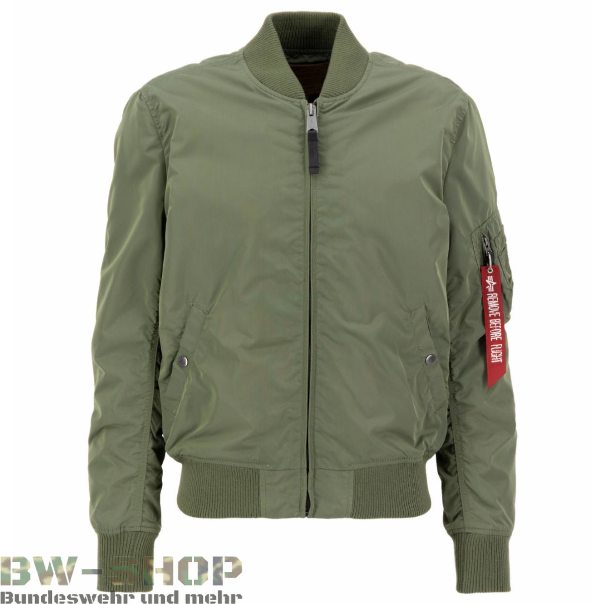 Alpha Industries MA-1 TT Bommenwerperjas Heren - Slanke Fit Met RBF Label